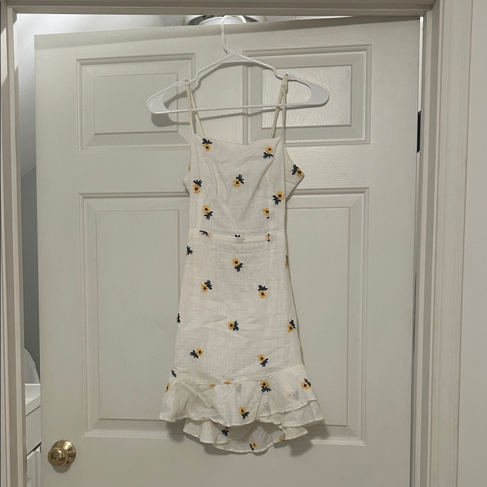 Princess Polly White Floral Mini Dress